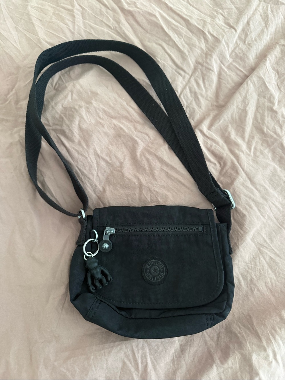 Kipling Sabian Black Crossbody Shoulder Bag